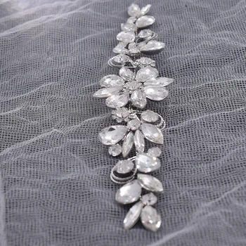 10pcs/lot crystal Měkké nášivky lze ohýbat do libovolného tvaru svatební šaty, dekorace, skleněné kamínky, šperky příslušenství