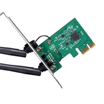 PCI WiFi Anténa Adaptér Wireless PCI-E Síťová Karta Dual 2,4 GHz 400 mbps 5G 867Mbps Wifi, 10/100/1000M Ethernet pro Windows
