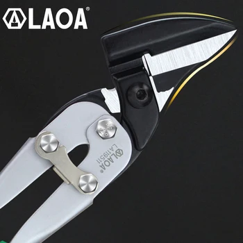 LAOA Cr-Mo Letectví Snip Profesionální Tin Nůžky HRC 58 Nůžky plechové
