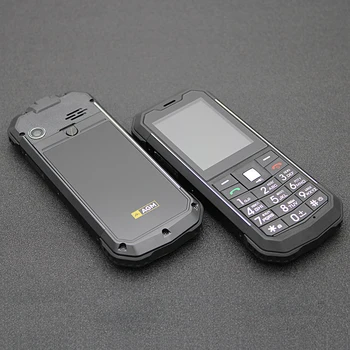 Původní AGM M3 ruské klávesnice Robustní IP68 Vodotěsný, nárazuvzdorný mobilní telefon tlačítko Dual SIM 1970mAh FM Odemknout GSM telefon