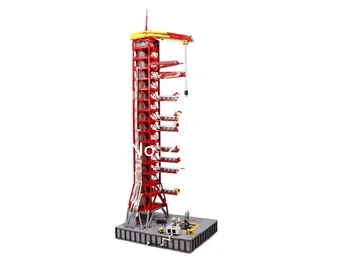 NOVÉ Nápady, Série Apollo Saturn-V Launch Umbilical Tower Model, Stavební Bloky, Sady Klasické PF Vzdělávací Hračky pro Děti