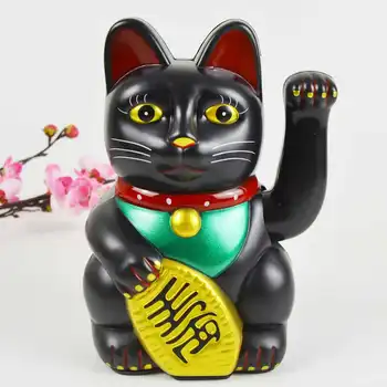 Domácí Dekorace Čínský Feng Shui Kočka Tomi Bílé Štěstí Jinbao/ Lucky Cat Bílé Zlato Nejlepší Lucky Cat Dekorace