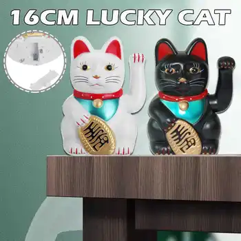 Domácí Dekorace Čínský Feng Shui Kočka Tomi Bílé Štěstí Jinbao/ Lucky Cat Bílé Zlato Nejlepší Lucky Cat Dekorace