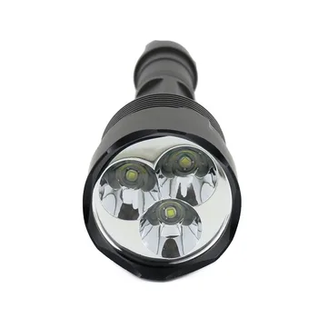 ANJOET LED Pochodeň Světla Svítilna 6000 Lumenů 5 Přepínač Režimu Super Světlé 3xXML XML T6 Jeden soubor LED Lov Baterku Lanterna 3T6