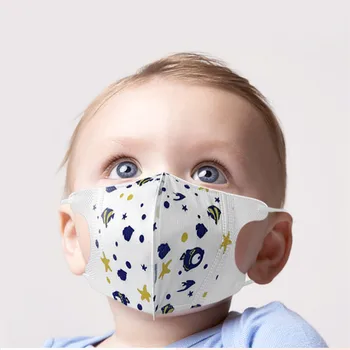 30ks 1-10 Let dítě Dítě Maska na Obličej Netkané Textilie Ochrana proti Prachu Ústa Masky Chlapec Dívka Obličeje Ochranné Masky Pro Děti