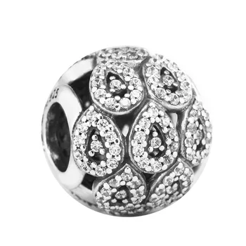 Korálky pro Výrobu Šperků DIY Sterling-Stříbra-Šperky Kaskádové Glamour Korálky Přívěsky Stříbro 925 Berloque Perles Kouzlo