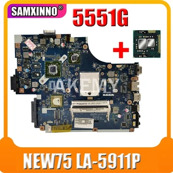 Akemy Pro Acer aspire 5551G 5552G Notebook základní Deska DDR3 Socket S1 512 mb GPU NEW75 LA-5911P MBWMJ02001 MBPUS02001 MBWVE02001