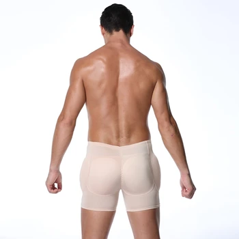 Muži Tělo Shaper Pasu Trenér Hýždě Zvedák Muži Hubnutí spodní Prádlo Boxer Kalhotky Čalouněný Kalhotky Butt Lifter Ovládání Shapewear