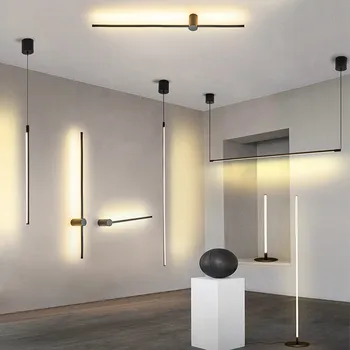Moderní Led Lustr Světlo Pro Obývací pokoj Ložnice Jídelna Kuchyně Černé Módní LED Lustr Lampa foyer polární lustr