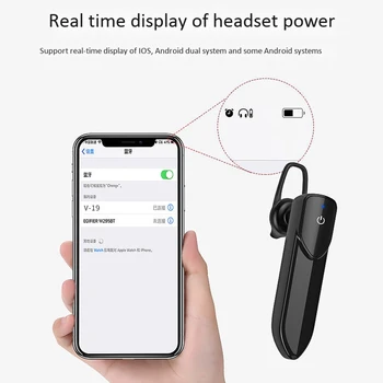 Sportovní Bluetooth Sluchátka Bezdrátová Sluchátka Mini Sluchátka Handsfree Bluetooth Sluchátko s Mikrofonem pro Iphone Xiaomi Telefony