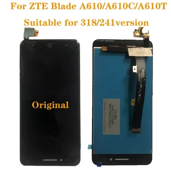 Originální displej Pro ZTE Blade A610 LCD Monitor Touch Screen Digitizer Výměna Součástí A610C LCD 5