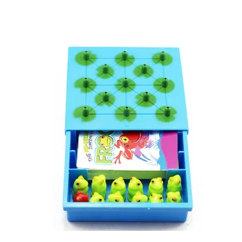 Žába Peg Solitaire Mozek Logická Hra Puzzle Box Jeu Educatif Enfant Děti, Hračky Pro Dívky, Chlapci 2 4 5 6 7 Let