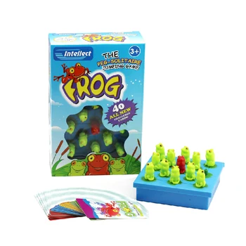 Žába Peg Solitaire Mozek Logická Hra Puzzle Box Jeu Educatif Enfant Děti, Hračky Pro Dívky, Chlapci 2 4 5 6 7 Let