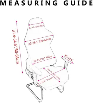 Herní Potahy Na Židle Počítačový Stůl Židle Potah Kanceláře Hra Ležící Závodní Úsek Střední Zadní Hráč Otočná Židle Protector