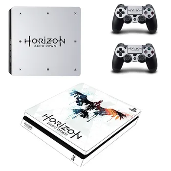 Horizon Zero Dawn PS4 Slim Kůže Nálepka Pro Sony Konzole PlayStation 4 a 2 Regulátory PS4 Slim Kůže Obtisk Nálepka Vinyl