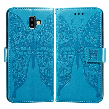 Pro Samsung M51 M31 A21S Flip Pouzdro Butterfly Card Slot Peněženka Kryt pro Samsung Galaxy M31 M30S Případě Galaxy A21S Chránit Kryt