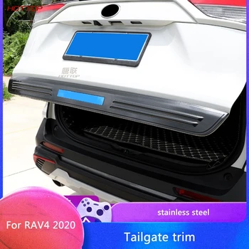 Pro Toyota RAV4 2019 2020 5. dveří zavazadlového prostoru ozdobná Lišta 304 z Nerezové Oceli, Upravené Koník Dekorativní Desky