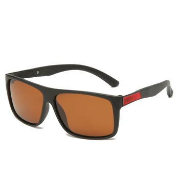 Značky Design Muži Polarizované sluneční Brýle Vintage Mužské Náměstí Řidičské Sluneční Brýle Povlak, sluneční Brýle UV400 Odstíny Oculos de sol