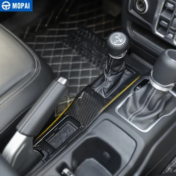 MOPAI Auto 4WD zámek Řadící Panel Dekorace Kryt Samolepky pro Jeep Wrangler JL 2018+ Doplňky pro Jeep Gladiator JT 2018+