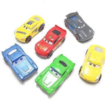 7 kusů / set Disney Pixar auta 3 McQueen Jackson bouře v pohodě sestra Mater strýc Mack truck 1:55 odlitek kovový model auta hračka