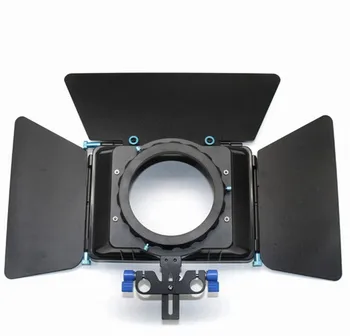 Nové Vysoce Kvalitní profesionální Kov Černý odepínací nastavitelná boční slunečník kbelík Matný Box Pro Všechny DSLR Fotoaparáty Camcord