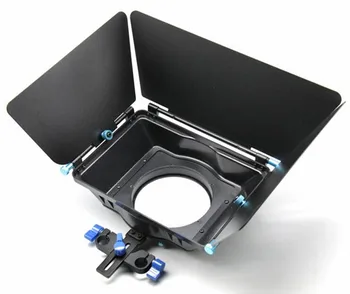 Nové Vysoce Kvalitní profesionální Kov Černý odepínací nastavitelná boční slunečník kbelík Matný Box Pro Všechny DSLR Fotoaparáty Camcord