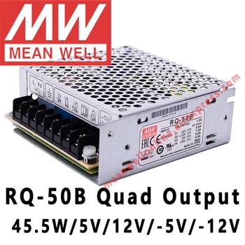 Mean Well RQ-50B 5V/12V/-5V/-12V AC/DC 45.5 W Quad Výstup Spínaný zdroj meanwell on-line obchod