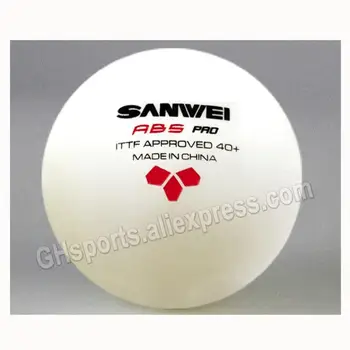 60 Míčky SANWEI ABS PRO 3-Hvězdičkový Stolní Tenis Míč Schváleno ITTF ABS Poly Původní SANWEI 3-HVĚZDIČKOVÝ Míčky na stolní Tenis Velkoobchodů