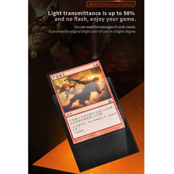100ks Barevné Karty Rukávy Magie Deskové Hry, sběratelské Karty Protector CCG MTG Karty Kontejneru Sběr Box