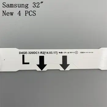 Nové 4 KS 7LED 647mm LED podsvícení strip pro Samsung UE32J5500AK D4GE-320DC1-R2 D4GE-320DC1-R1 Bn96-30443A 30442ASVS32FHD