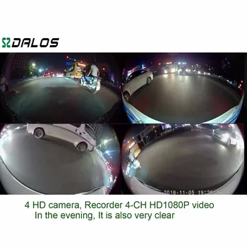 Auto Multi úhel Kamery HD 3D Zobrazení Surround View, Systém 360 ° Ptačí Pohled Panorama Systému