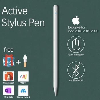 Aktivní Stylus Dotykové Pero Pro Ipad 2018 2019 2020 Inteligentní Pero Pro Apple Ipad Pro 11 12.9 Dotykové Obrazovky Pero pro Apple Tužka Stylus