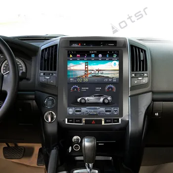 Pro Toyota Land Cuiser 200 2008-Tesla styel Android 9 Displej Auto DVD GPS Navigace Rádio Stereo Multimediální Palyer HeadUnit