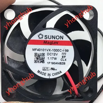 SUNON MF40101VX-1000 ° C-A99 DC 12V 1.17 W 40x40x10mm 2-Wire Serveru Chladicí Ventilátor