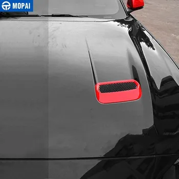 MOPAI Auto Samolepky pro Ford Mustang 2018+ Uhlíkových vláken Kapota Motoru Kryt Výstupu Vzduchu Dekorace pro Ford Mustang, Auto Příslušenství