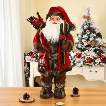 Vánoční Ozdoby Pro Domácí 60CM Big Santa Claus Panenka, Děti, Vánoce, Nový Rok, Dárek, Vánoční Stromeček, Výzdoba Svatební Party Dodávky