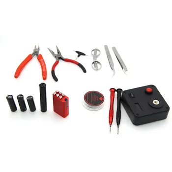Aktualizace V3 DIY Nástroj Kit All-in-One V3+ Elektronické Cigarety RDA Atomizer Cívky Tool Bag Příslušenství s 521 Mini Tab Vape vaper