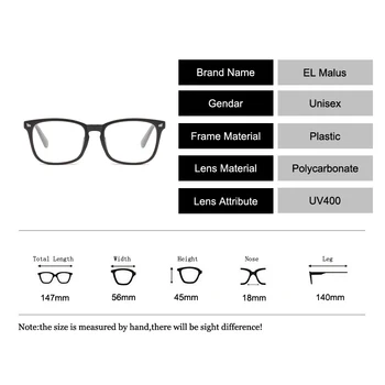 [EL Malus]Čtvercový Rám Brýle Modré Světlo Blokování Brýle Anti Modré Záření Objektiv Dámské Pánské Retro Modrá Černá Tan Odstíny