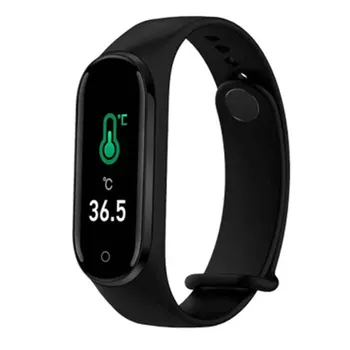 M4 Pro Smart Band Teploměr Nové M4 Band Fitness Tracker, Srdeční Frekvence, Krevní Tlak Fitness Náramek Inteligentní hodinky Pro Android IOS