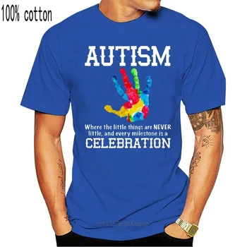 Muži Tričko Autismus Kde jen Málo Věcí Nikdy Málo A Každý Milník Je Oslavou Ženy t-shirt