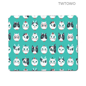 Kreslené Kočky Kolekce Non-skluzu Odolné Gumové Podložky Pro LOL Hra Podlahové Rohože Anime Harajuku estetiky kancelář dekorace podložka pod myš