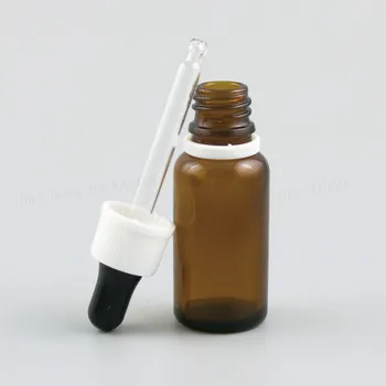200 x Amber Kapátko Skleněné Aromaterapie E-Liquid Pipety Láhev Prázdné Plnitelné Drop Lahviček 100 ml 50 ml 30 ml 20 ml 15 ml 10 ml 5 ml