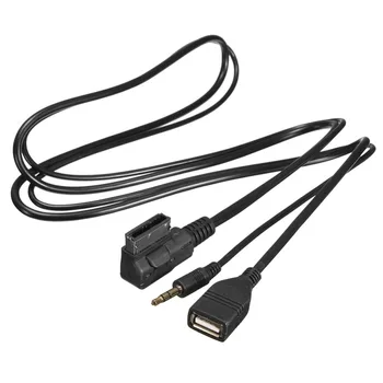 AUX rozhraní Hudbu MDI AMI MMI, Rozhraní USB+ChargerSupports USB rozhraní pro nabíjení ,Pro Audi A6L A8L Q7 A3 A1