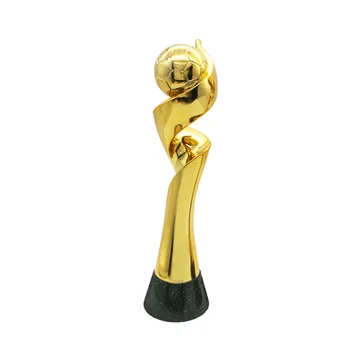 Doprava zdarma plné velikosti 38cm žena world trophy cup Fotbal Champion Award