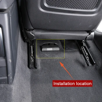 Auto-styling Sedadla AC Teplo Floor klimatizační zařízení Potrubí Větrací Mřížku Výstupu Kryt Nálepka Pro BMW 3 4Series F30 F31 F32 F34 Příslušenství