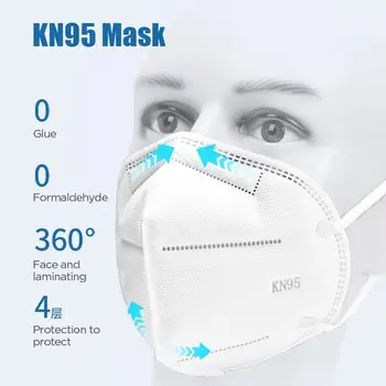Ffp2 maska KN95 obličejové masky filtru maske Úst maska FFP2 maska KN95 maska proti prachu maska řasenky mascarilla větrání