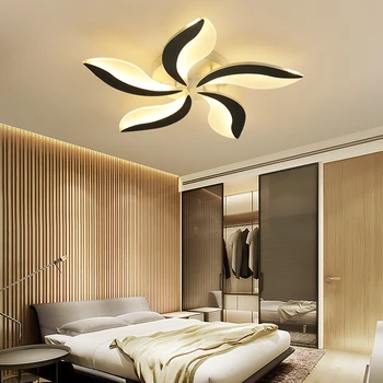 Teplé Akrylové Moderní Led lustr Pro Obývací Pokoj Ložnice Studie lampe plafond avīze Vnitřní Stropní lustr osvětlení AC90-260V