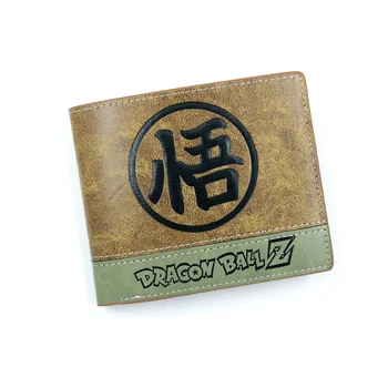Anime Dragon Ball Short PU Kožená Peněženka Son Goku Držitele Karty Peněženka pro Muže a ženy