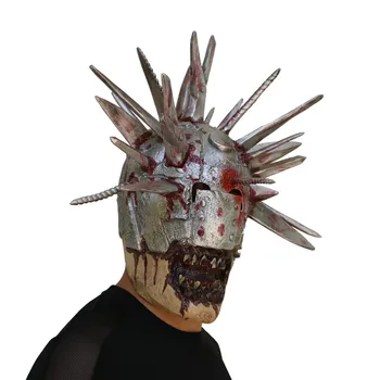 Nože Zombie Terror Mask The Walking Dead Maska Halloween Party s Simulace Zbraní na Hlavu Latex Přilba Blade Lidí Masku