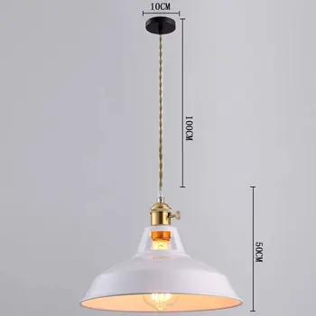Moderní jednoduchost LED E27 Barevné Přívěsek světlo Zavěšení Světla Domů zlepšení Žehlička dekorace Přívěsek svítilna